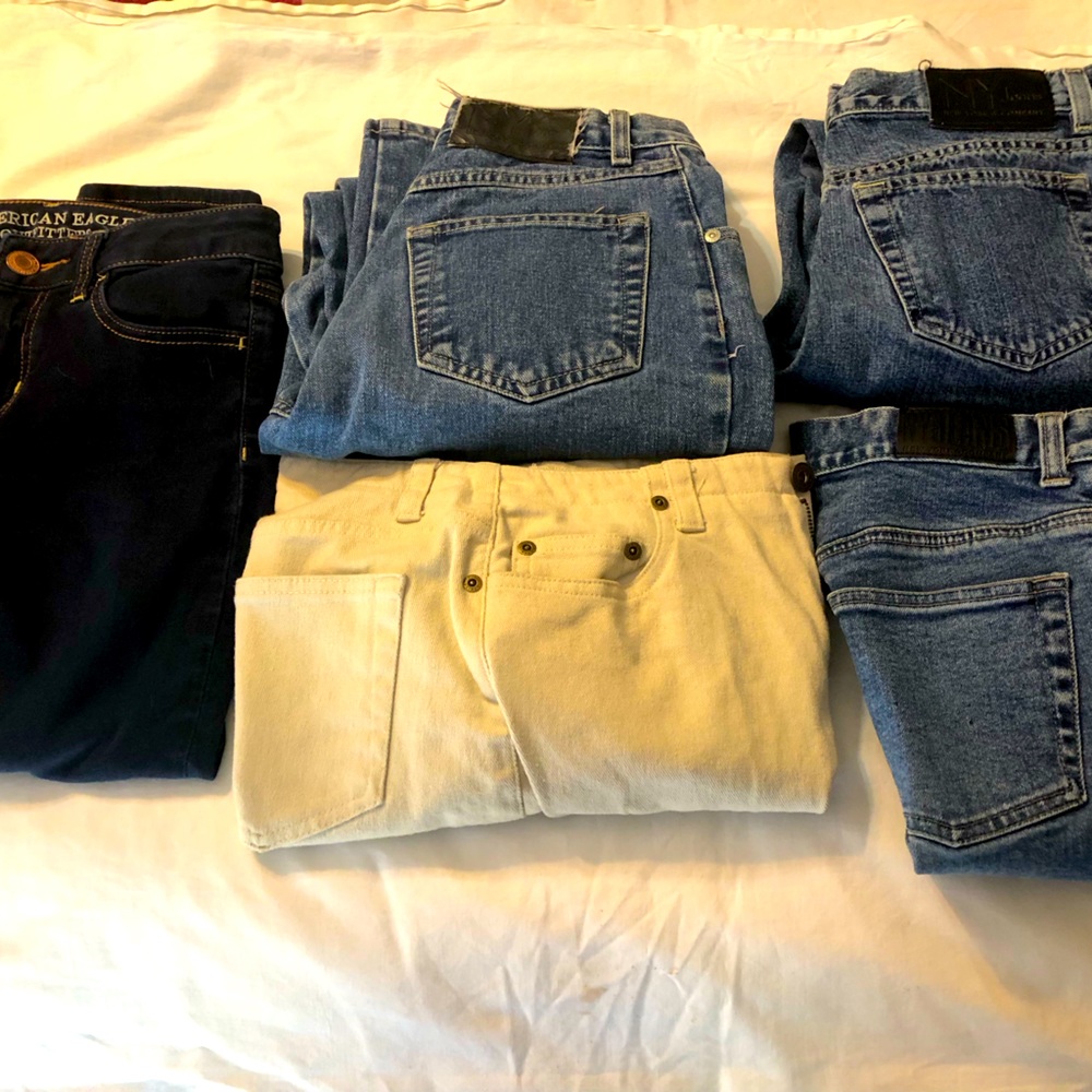 Women’s petite jeans 5 pairs